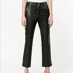 Helmut Lang cropped flared trousers